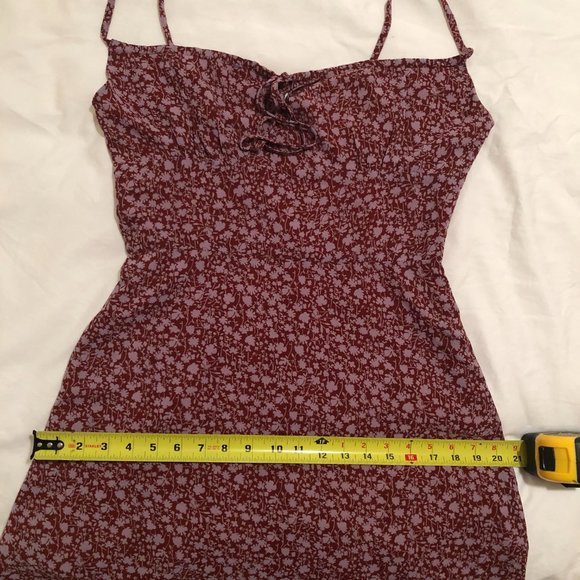 Floral Brown Midi Dress - Picture 8 of 8